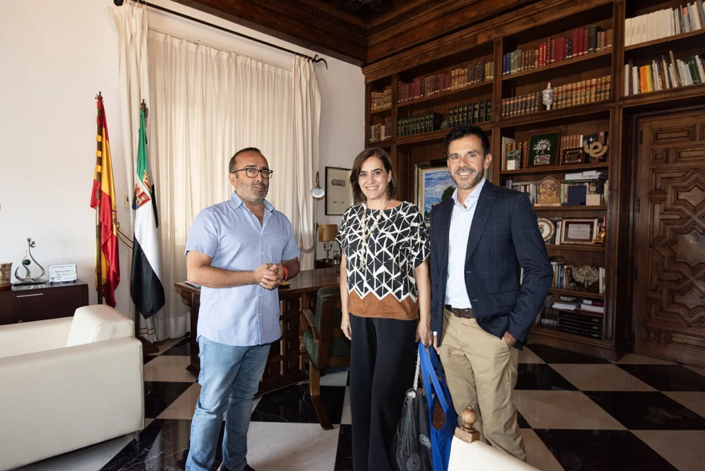 Reunión de PLACEAT con el presidente de la Diputación de Cáceres