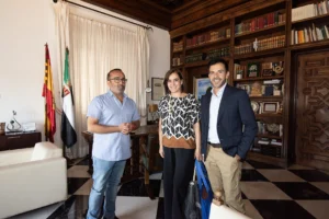 Reunión de PLACEAT con el presidente de la Diputación de Cáceres